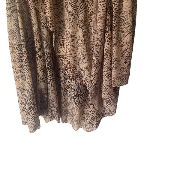 Rampage Y2k Women's Size Small Mob Wives Cheetah Print Tiered Chiffon Skirt - Picture 3 of 8